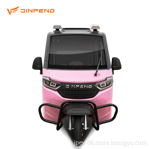 Jinpeng Five Porte Nuova Energia Close Tricycle 60V 52Ah Electric Cabin per uso dei passeggeri